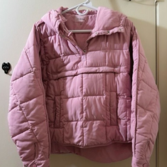 Altar’d State “In The Moment” — Briana Puffer Pullover — Pink — XXS — New - Picture 2 of 7